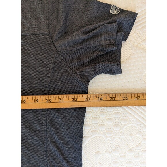 Kuhl Performance Shirt Mens XL Gray Short Sleeve Athletic Breathable Hiking - Picture 9 of 9